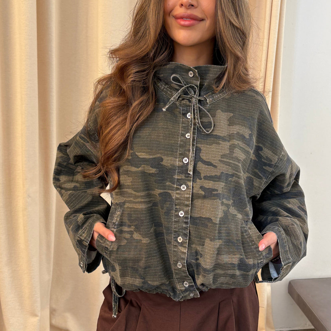 CONTINUE - SKJORT - STINE 15418 - CAMOUFLAGE