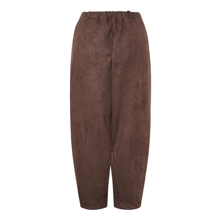 MARTA DU CHATEAU - BUKSER - PILEA 16635SUEDE - MORO