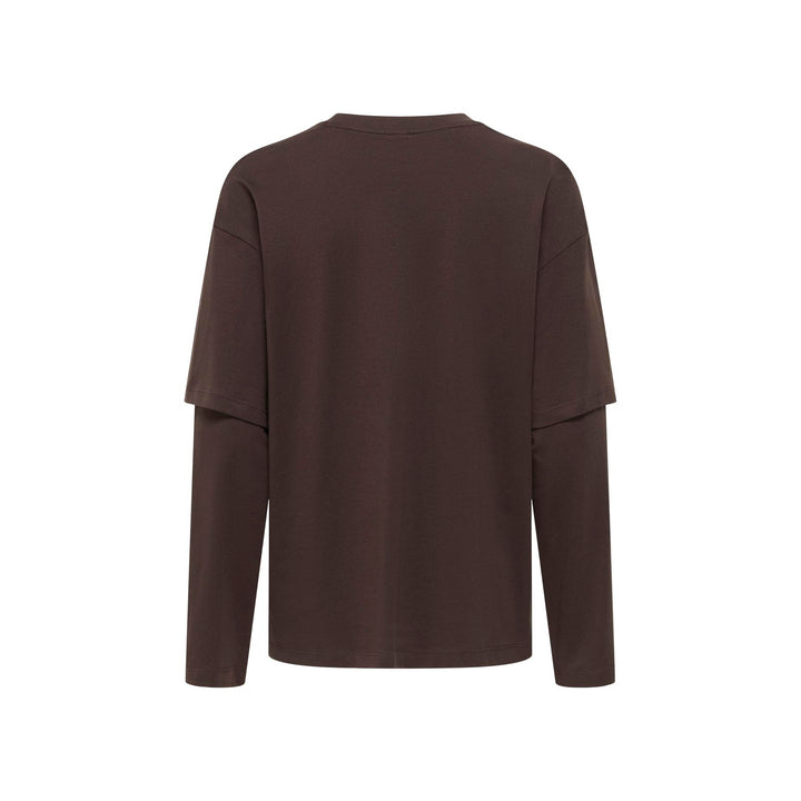 ONLY - T-SHIRT - FREJA 15387312 - COFFEE BEAN