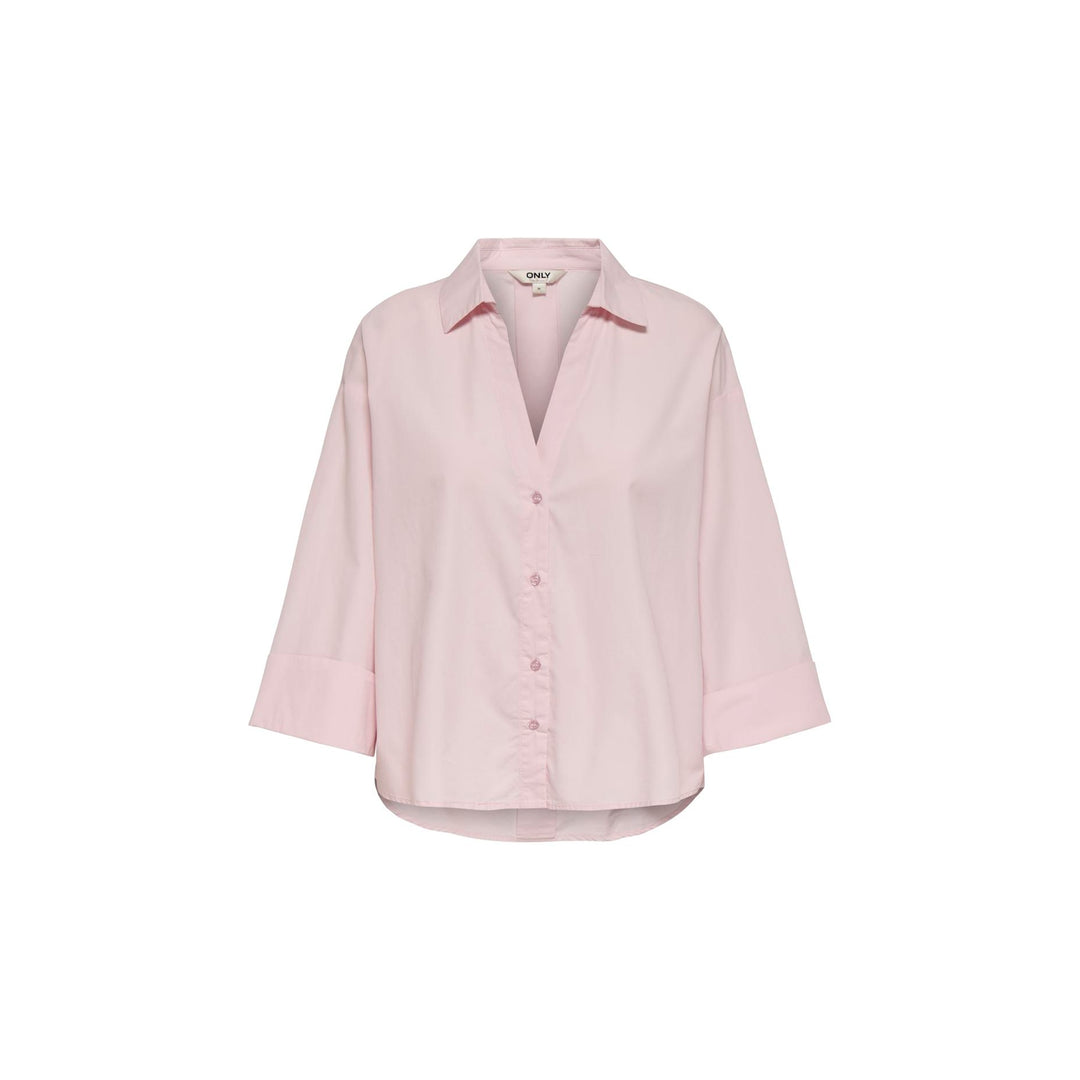 ONLY - SKJORTE - PANAMA - 15370570 - PALE LILAC