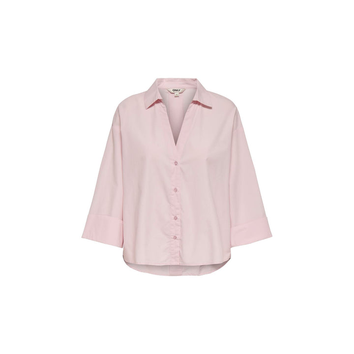 ONLY - SKJORTE - PANAMA - 15370570 - PALE LILAC