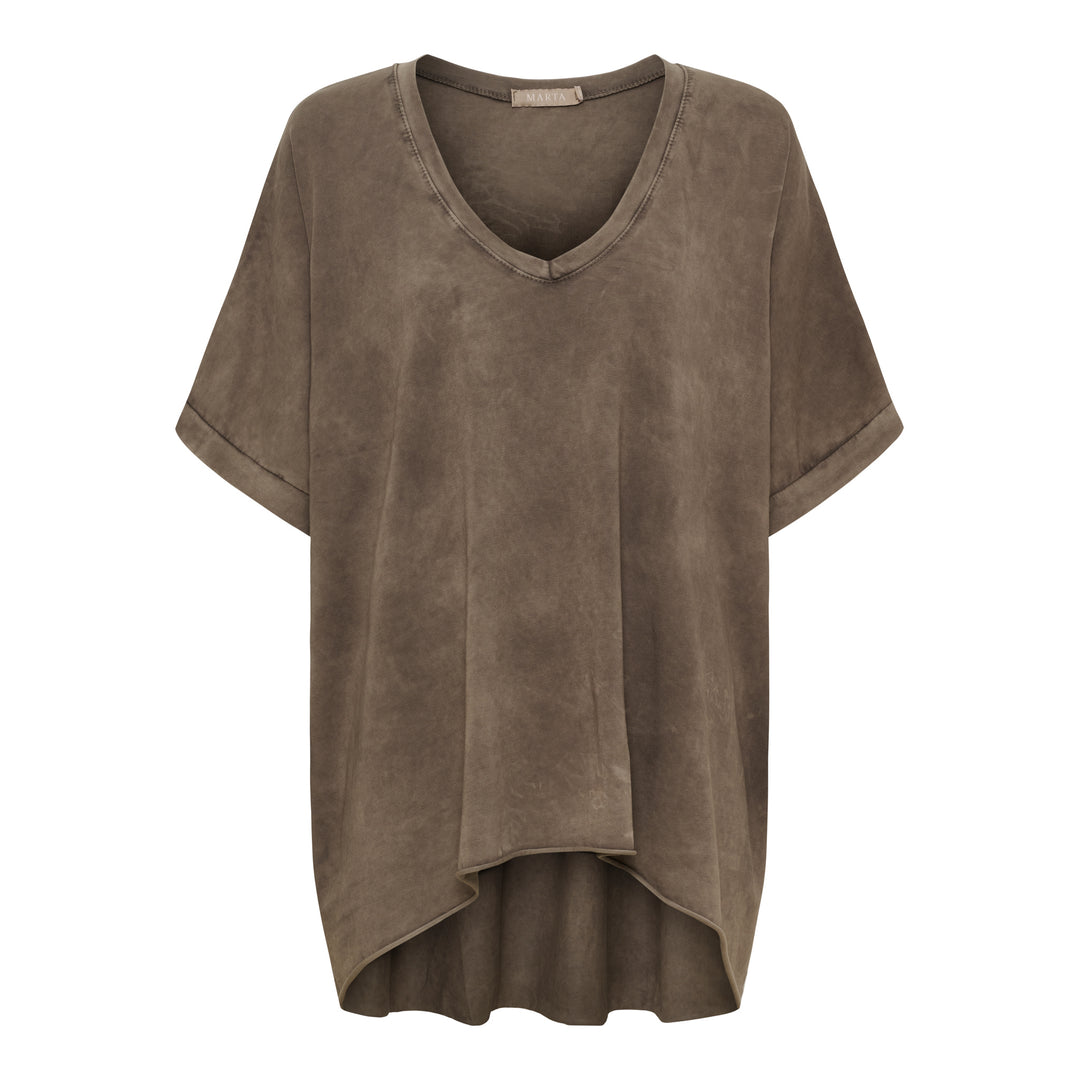 MARTA DU CHATEAU - T-SHIRT - ELISKA - 22627 - MORO