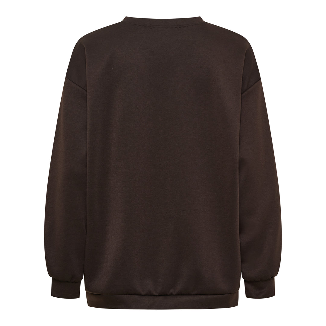 MARTA DU CHATEAU - SWEATSHIRT - SEVILLA 22659LEO - MORO/LEO