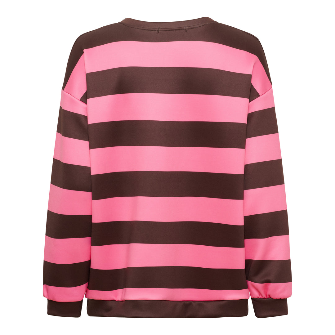 MARTA DU CHATEAU - SWEATSHIRT - NERINA 22659S - MORO/PINK