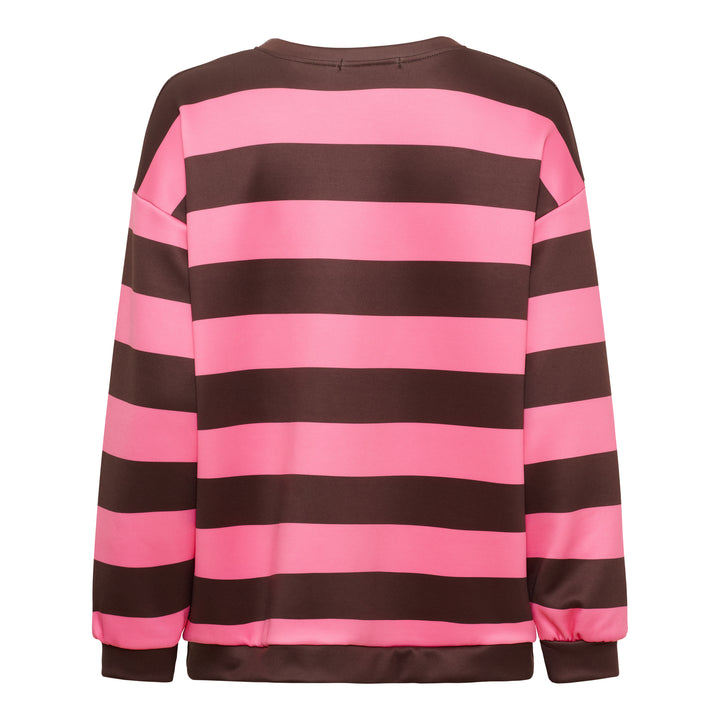 MARTA DU CHATEAU - SWEATSHIRT - NERINA 22659S - MORO/PINK