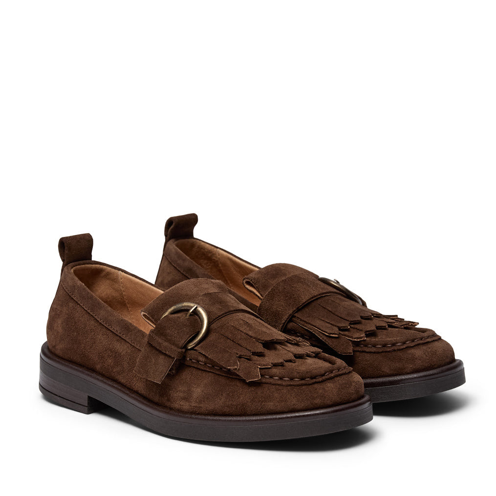 PAVEMENT - LOAFER - MATILDA SUEDE 23381-3 - BROWN OIL