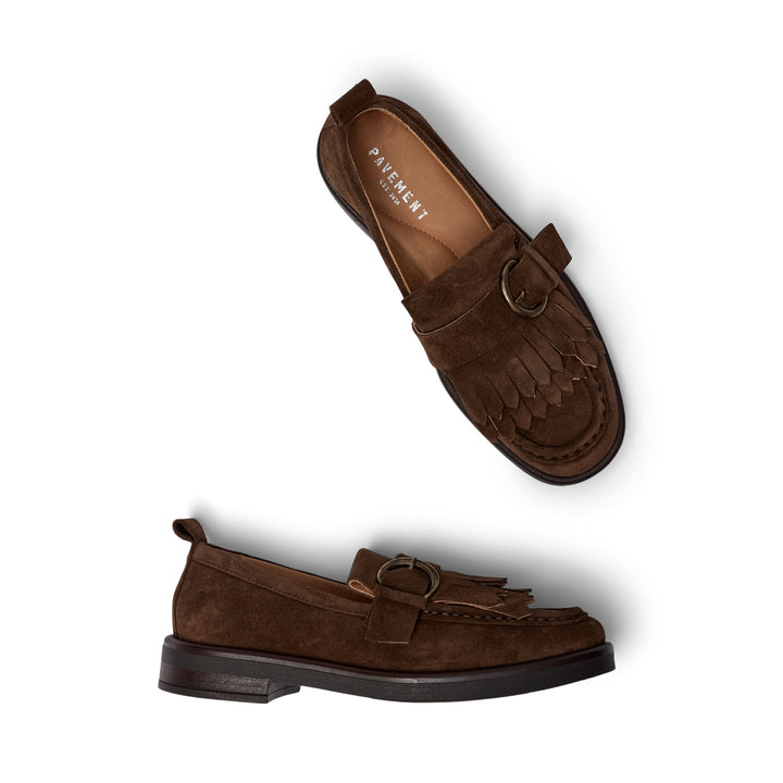 PAVEMENT - LOAFER - MATILDA SUEDE 23381-3 - BROWN OIL