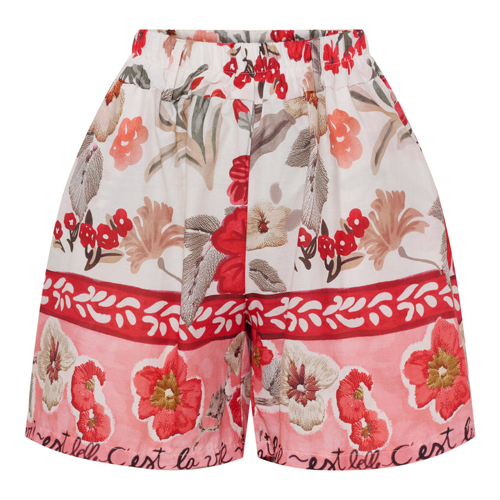 MARTA DU CHATEAU - SHORTS - TORA 266194 - RED