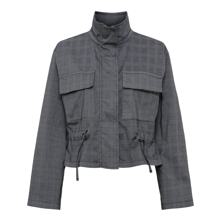 MARTA DU CHATEAU - JAKKE - DAWN 52237M - BLUE CHECK