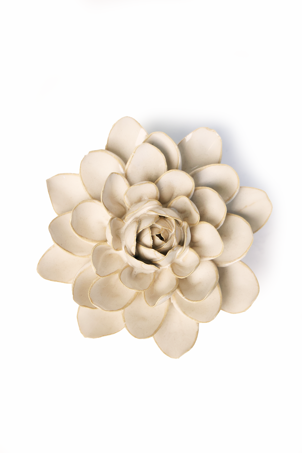 CHIVE CERAMICS - KERAMISK VÆGBLOMST - ELFENBENSHVID VINTERGÆK