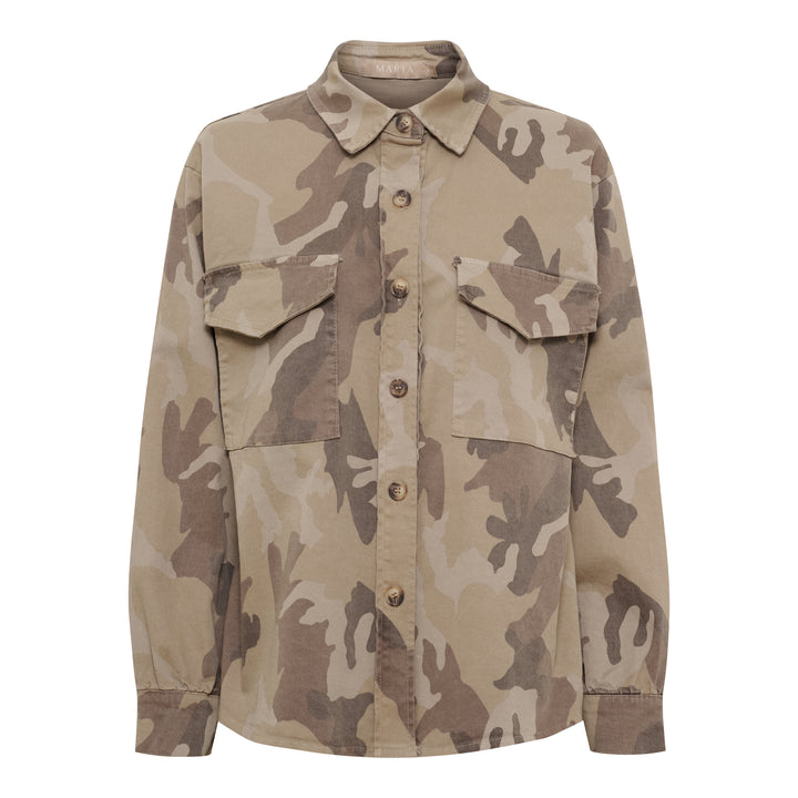MARTA DU DU CHATEAU - JAKKE - MOONSTONE 68831 - BEIGE CAMO