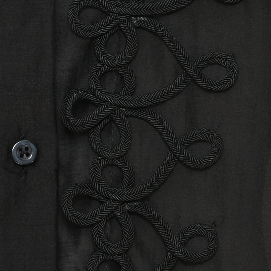 MARTA DU CHATEAU - SKJORTE - SECRET 68974 - BLACK