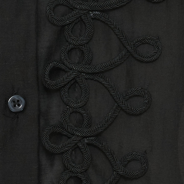 MARTA DU CHATEAU - SKJORTE - SECRET 68974 - BLACK