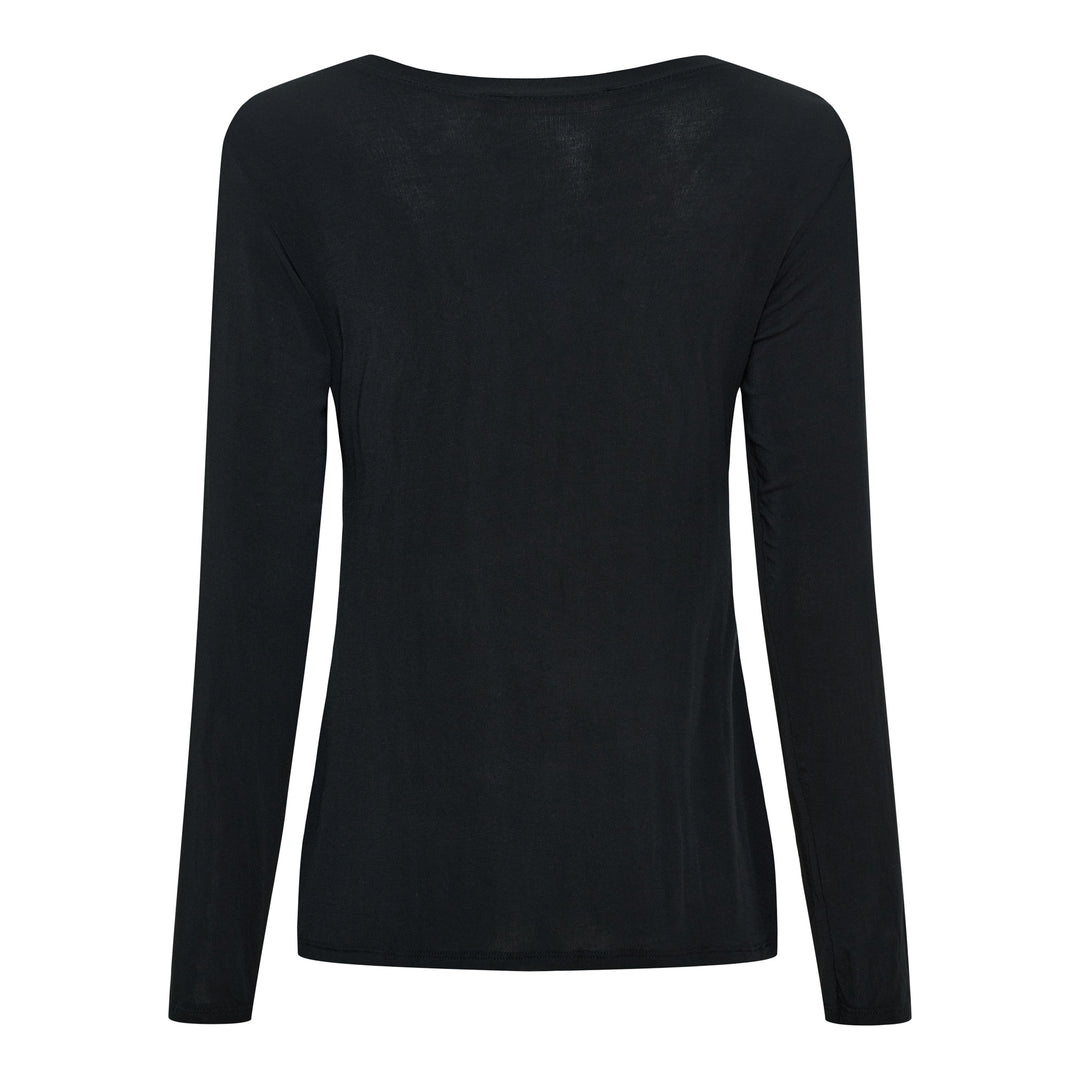 MARTA DU CHATEAU - TOP - ELISSA 7914 SOLID - BLACK