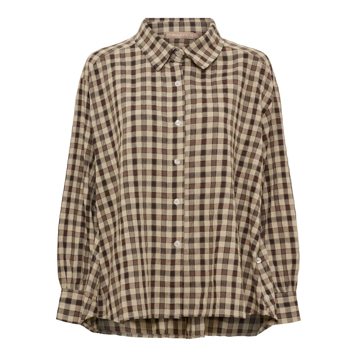 MARTA DU CHATEAU - SKJORTE - XANTHE 8919 - BROWN2