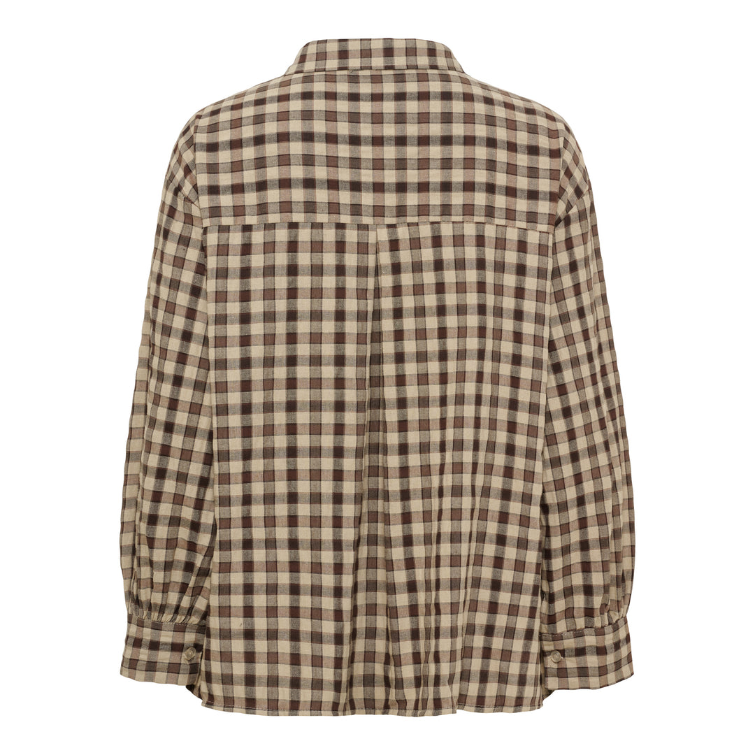 MARTA DU CHATEAU - SKJORTE - XANTHE 8919 - BROWN2