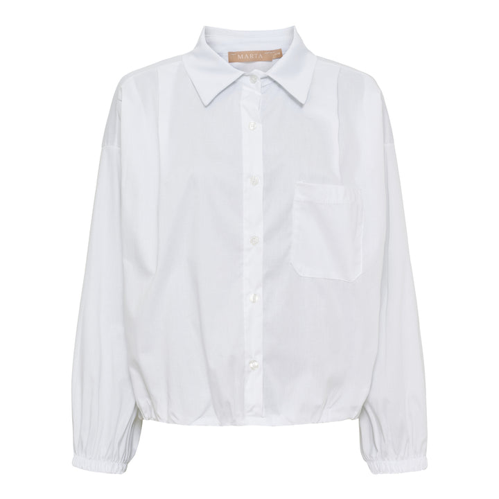MARTA DU CHATEAU - SKJORTE - TEMPEST 8925 - WHITE