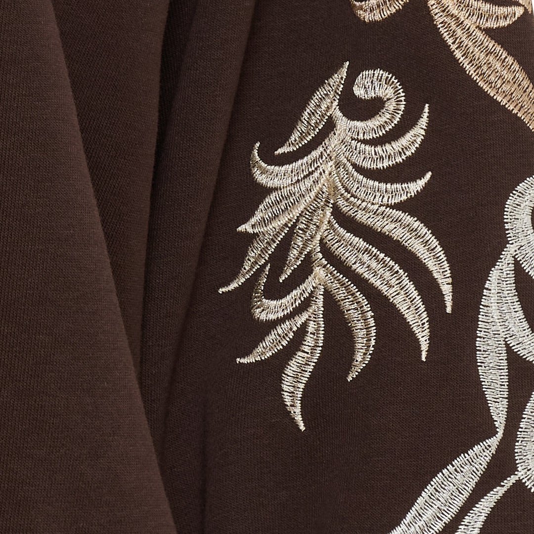 MARTA DU CHATEAU - SWEATSHIRT - LURETTA 8939 - CHOCOLATE