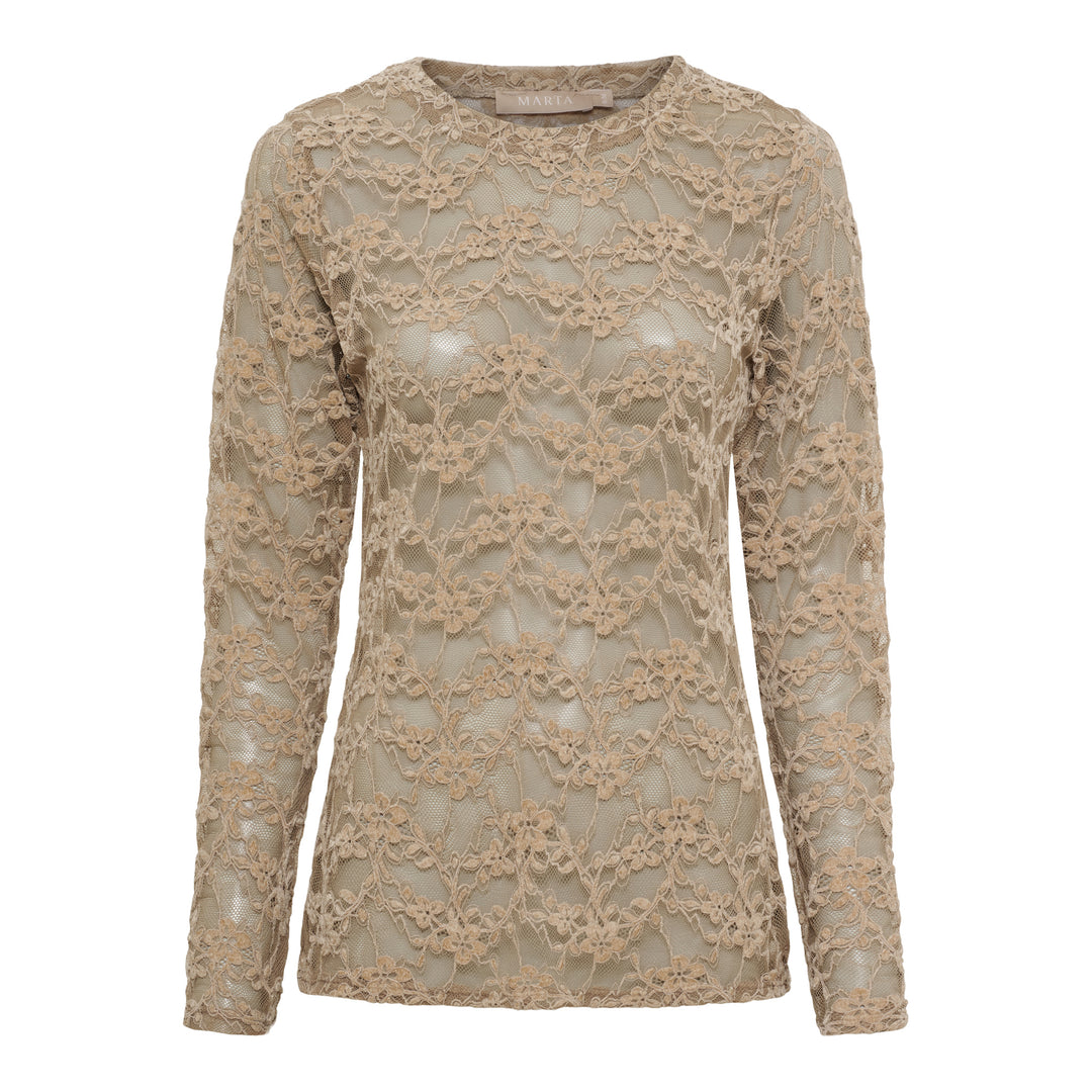MARTA DU CHATEAU - T-SHIRT - PRIMULA 8941 - FANGO