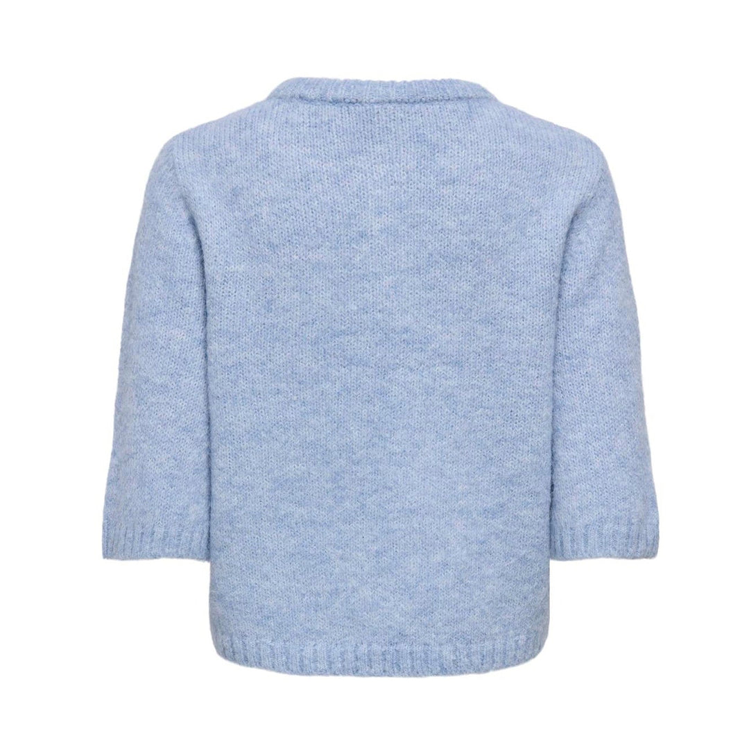 ONLY - STRIKTRØJE - MAGGIE 15375128 - DUSTY BLUE