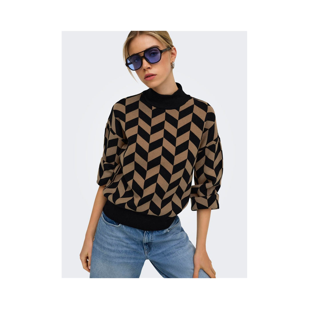 ONLY - STRIK - ENYA 15302262 - BLACK/TOASTED COCONUT