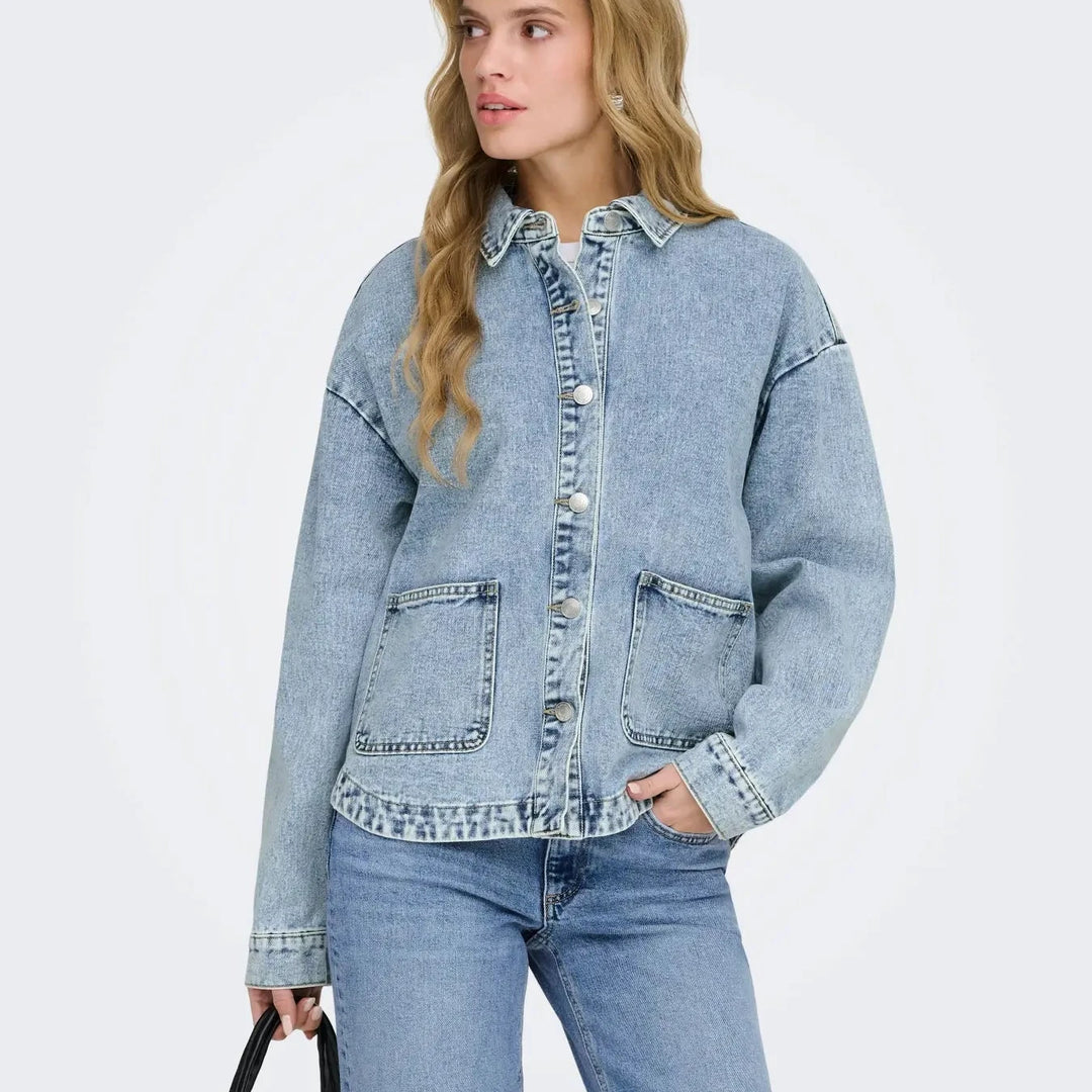 ONLY - JAKKE - LARA 15372651 - LIGHT BLUE