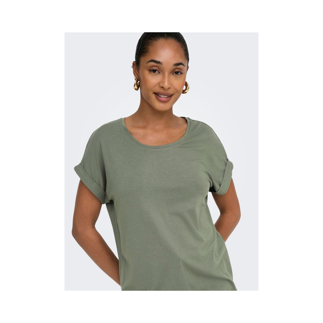 ONLY - T-SHIRT - MOSTER 15106662 - SMOKEY OLIVE