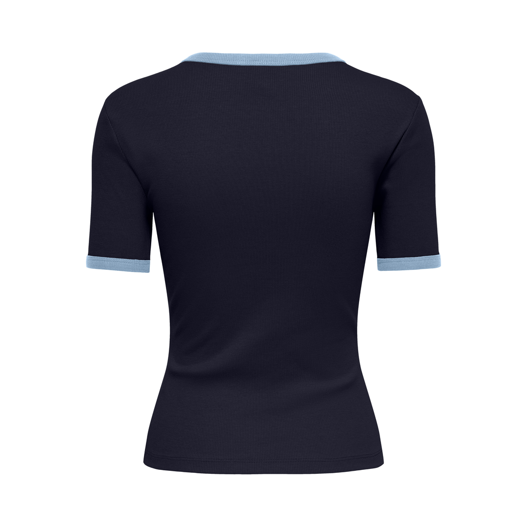 ONLY - T-SHIRT - VAL 15384169 - NIGHT SKY/CASHMERE BLUE CONTRAST