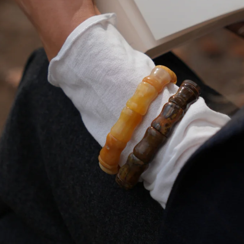 SOÏ - KRYSTAL ARMBÅND - 
ALVA BANGE - ORANGE AVENTURIN