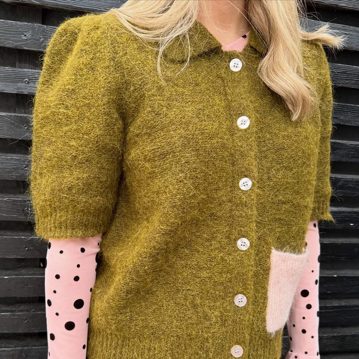 NÜMPH - CARDIGAN - SALIA 707546 - FIR GREEN
