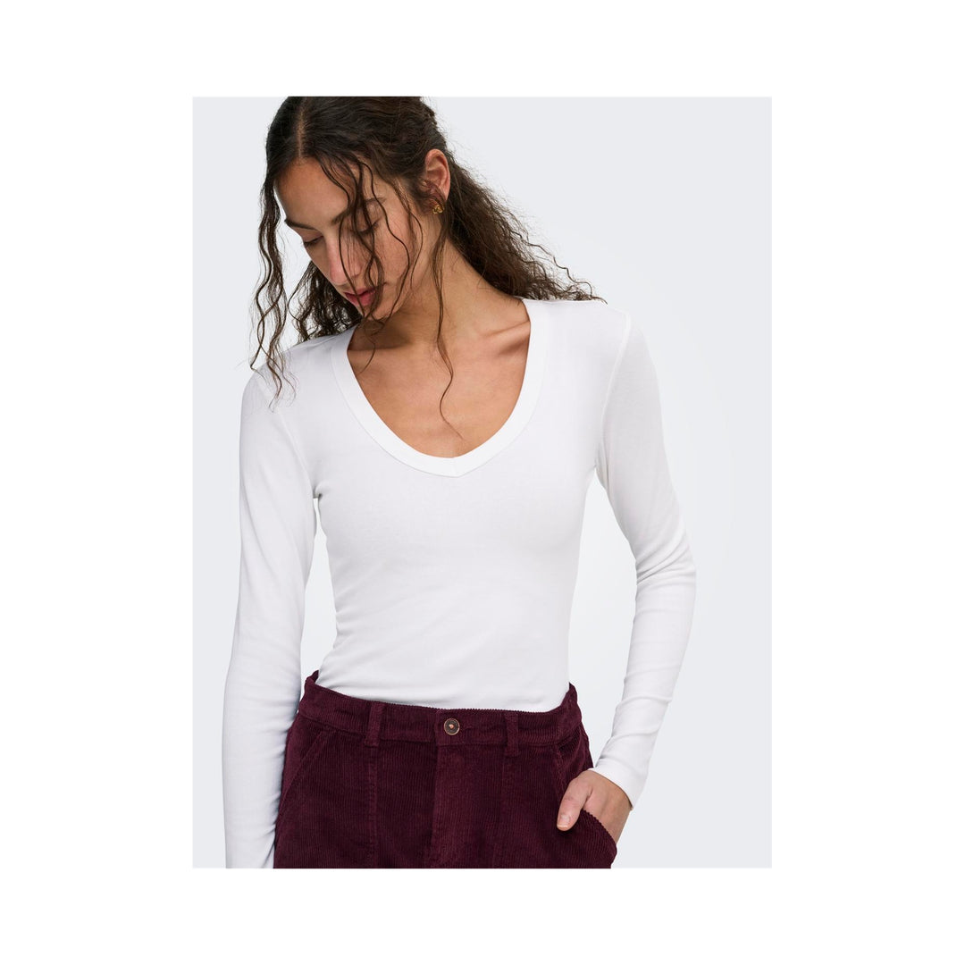 ONLY - BLUSE - RILEY 15397312 - CLOUD DANCER