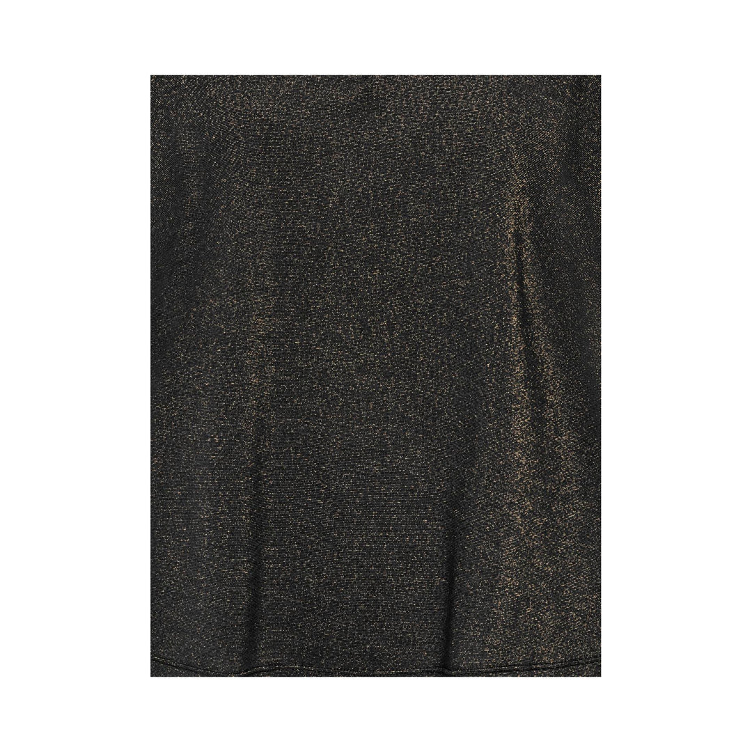 ONLY - T-SHIRT - MIRANDA 15333431 - BLACK/GOLD LUREX