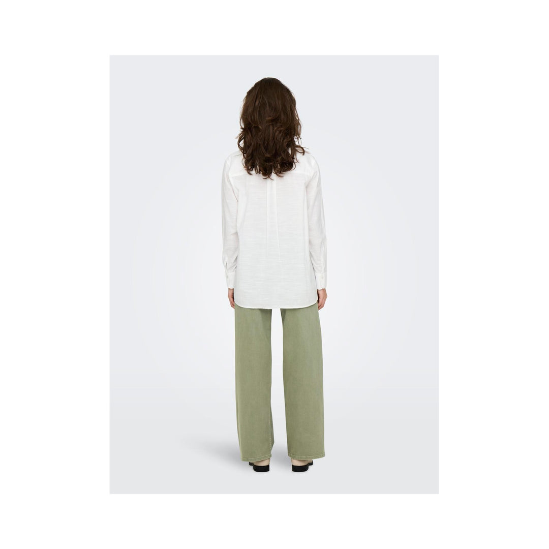 ONLY - SKJORTE - SALINA - 15335255 - CLOUD DANCER