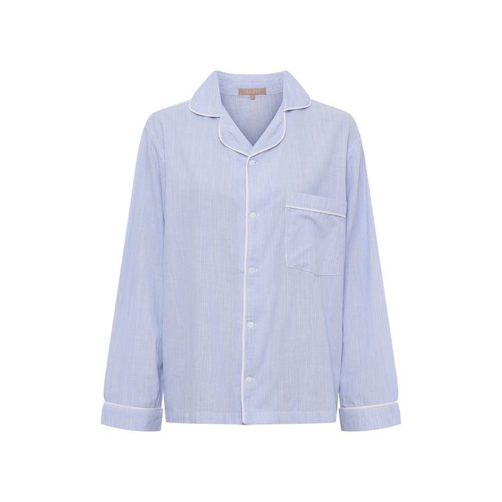MARTA DU CHATEAU - SKJORTE - PIL MN140125-003 - LIGHTBLUE