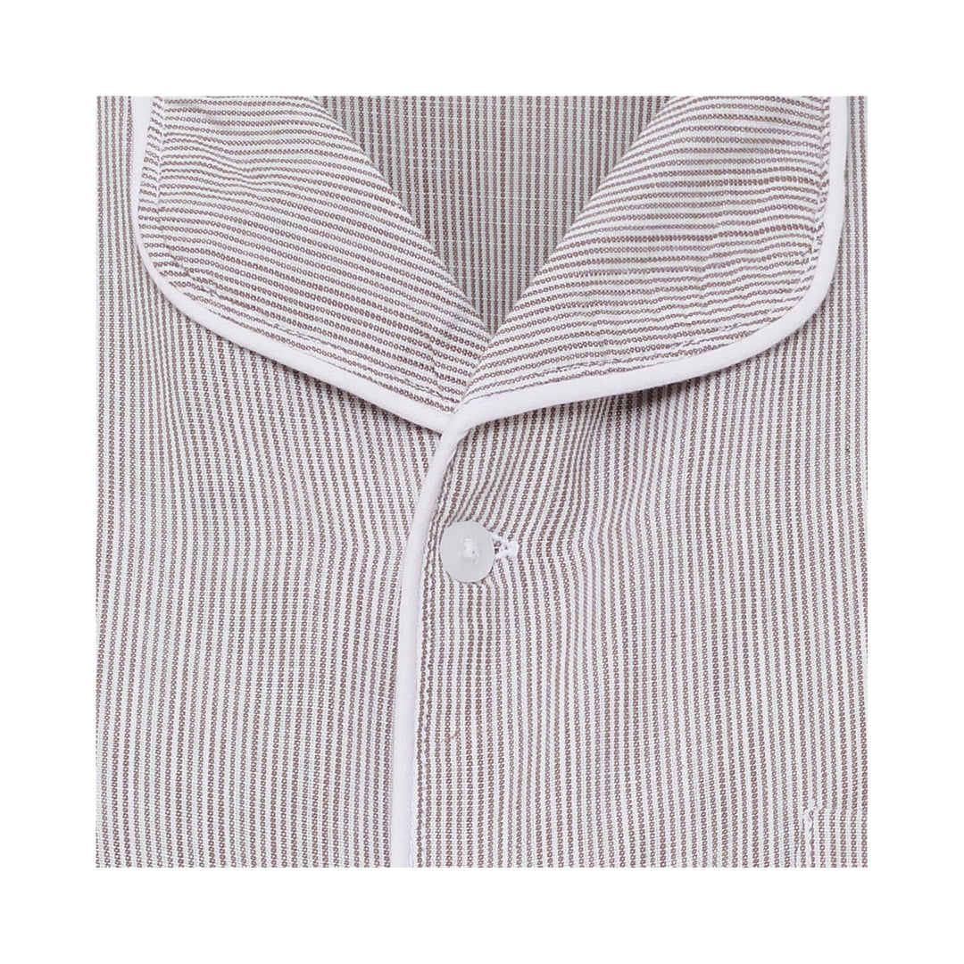 MARTA DU CHATEAU - SKJORTE - PIL MN140125-003 - LIGHT BROWN