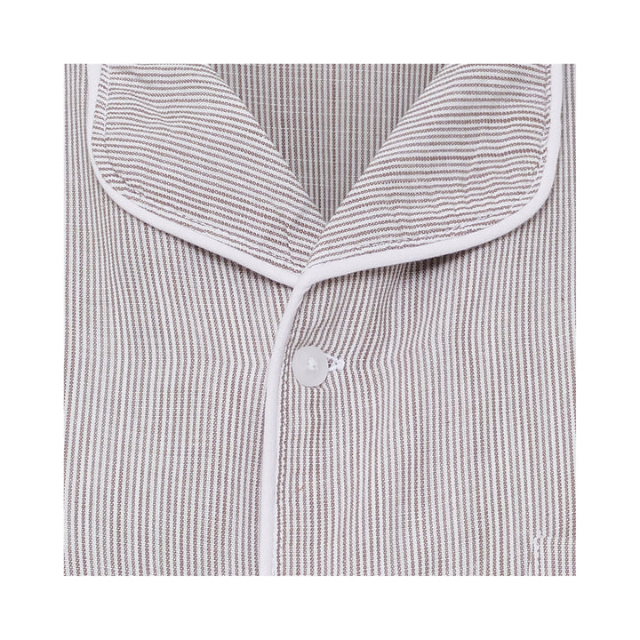MARTA DU CHATEAU - SKJORTE - PIL MN140125-003 - LIGHT BROWN