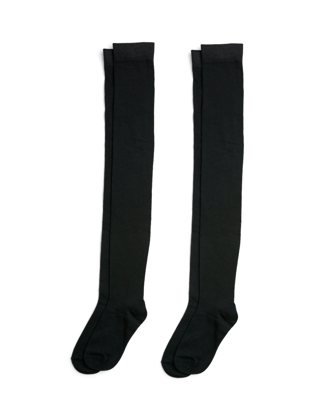 PIECES - SOCK - NANNA KNEE HIGH  - 17152604 - BLACK