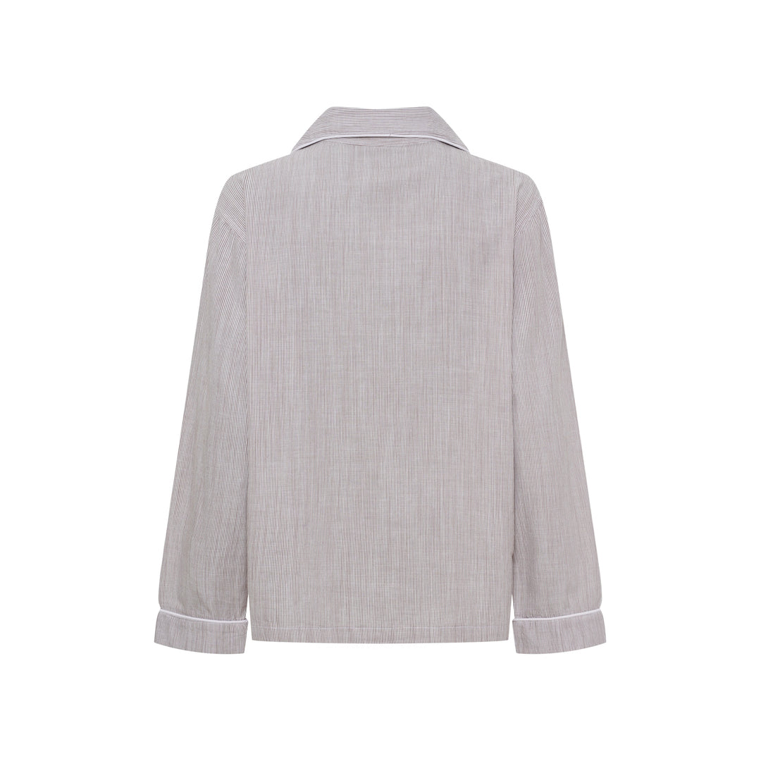 MARTA DU CHATEAU - SKJORTE - PIL MN140125-003 - LIGHT BROWN