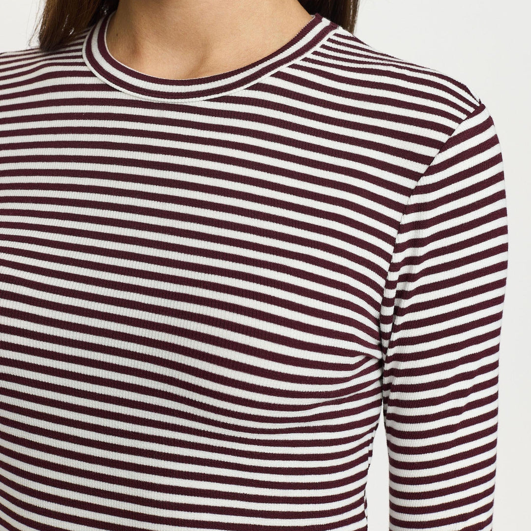 SOFT REBELS - BLUSE - FENJA SR124-303 - VINYARD WINE STRIPE