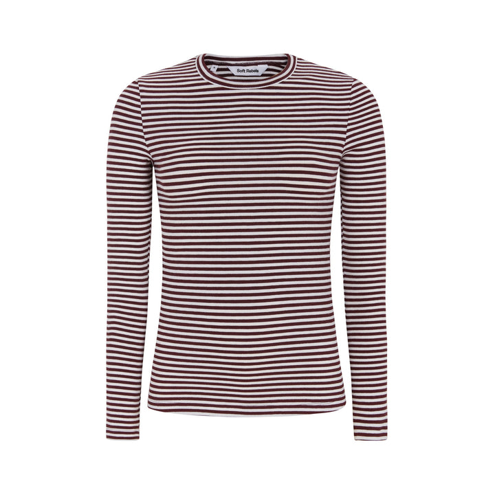 SOFT REBELS - BLUSE - FENJA SR124-303 - VINYARD WINE STRIPE