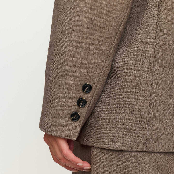 SOFT REBELS - BLAZER - AUBREE - 526-706 - 378 - SILVER MINK MELANGE