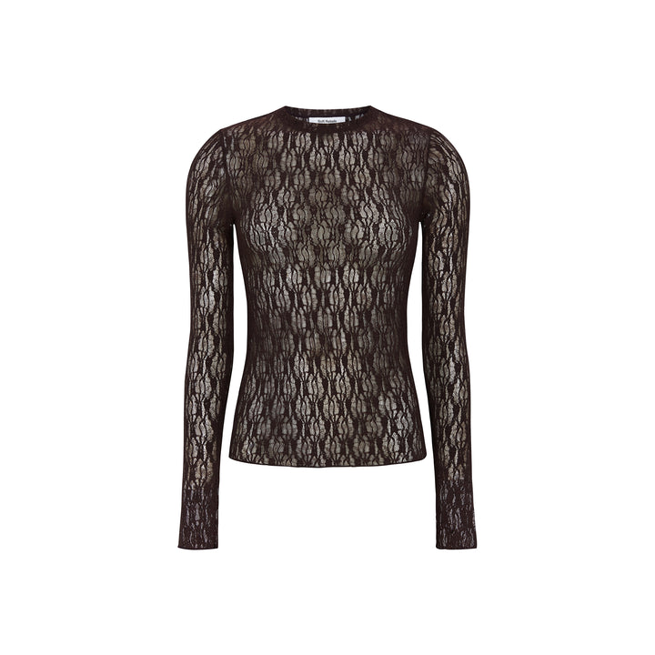 SOFT REBELS - BLUSE - OLENA SR626-300 - CHOCOLATE PLUM