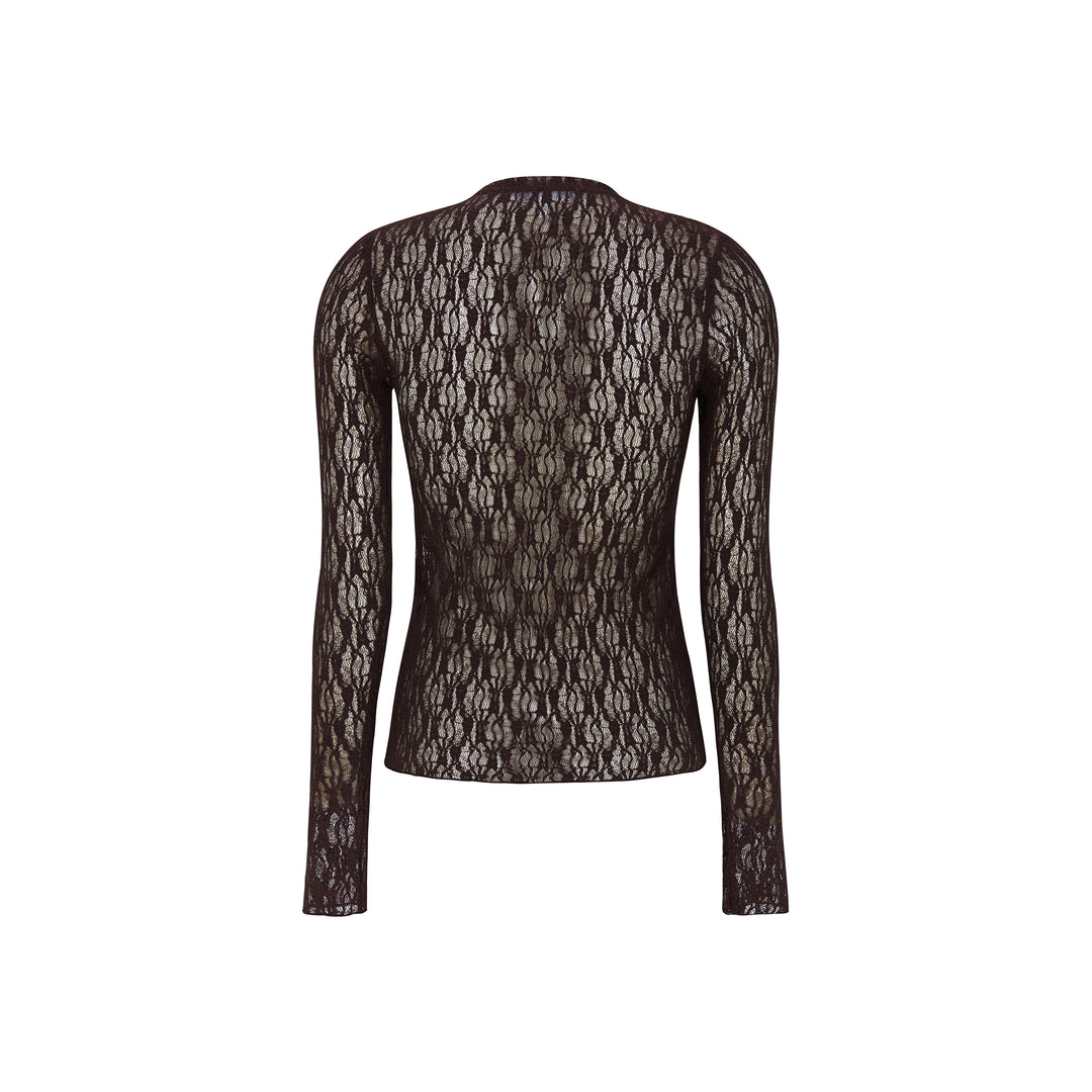 SOFT REBELS - BLUSE - OLENA SR626-300 - CHOCOLATE PLUM