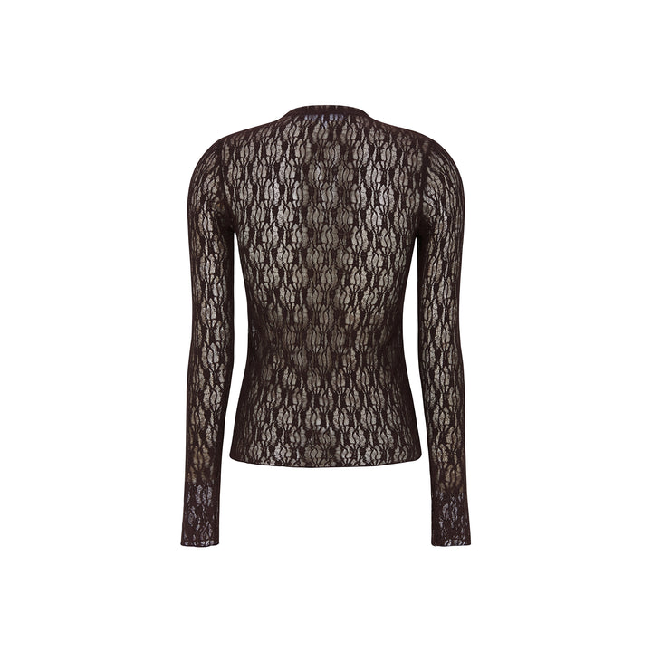 SOFT REBELS - BLUSE - OLENA SR626-300 - CHOCOLATE PLUM