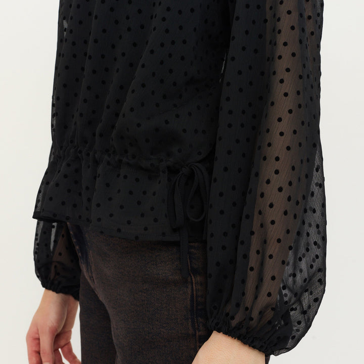 SOFT REBELS - BLUSE - SABELLA SR626-711 - BLACK
