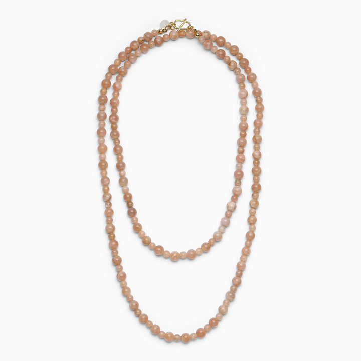 SOÏ - KRYSTAL HALSKÆDE - LEA - SUNSTONE 80 CM.