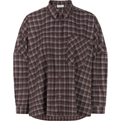 TOODAY - SKJORTE - DINA TD326-106 - BLUE/BROWN CHECK