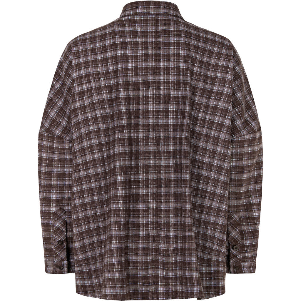 TOODAY - SKJORTE - DINA TD326-106 - BLUE/BROWN CHECK