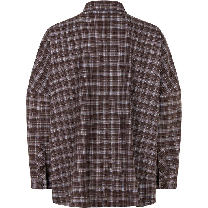 TOODAY - SKJORTE - DINA TD326-106 - BLUE/BROWN CHECK