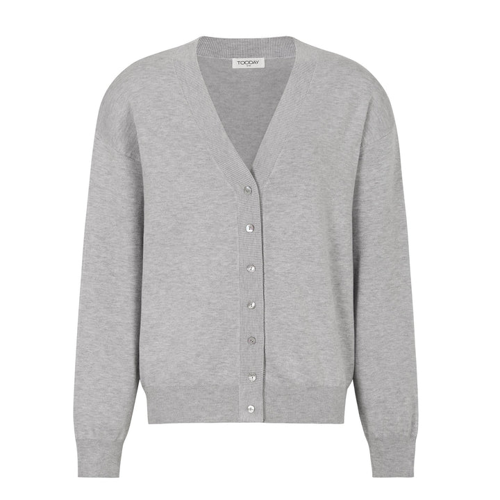 TOODAY - CARDIGAN - CENNA - 326-146 - 452 - LIGHT GREY MELANGE